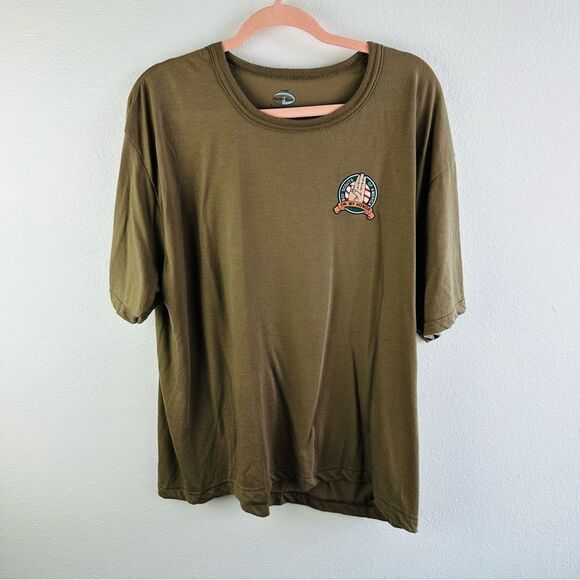 Duo Fold Olive Puffy Boy Scout Logo Tee Men’s Size XL - Picture 1 of 4